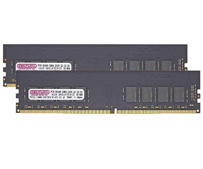 CENTURYMICRO センチュリー DDR4 3200 メモリ 16GB×2 - PC/タブレット