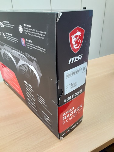 アウトレット 化粧箱破損品・未開封】MSI Radeon RX 6600 XT MECH 2X